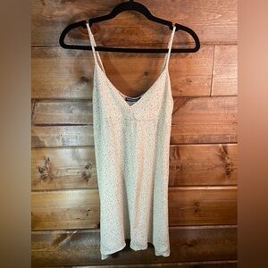 Brandy Melville Cream and Orange Floral Dress